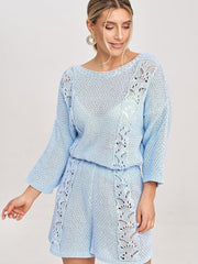 Set women outfit 197216 Figl-Pants, Trousers, Shorts-Figl-blue-one-size-fits-all-Urbanheer