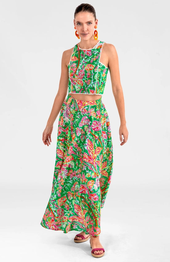 Sexy Summer Skirt - Vintage Vines Kelly-Skirt-Gretchen Scott LLC-S-Kelly-Urbanheer