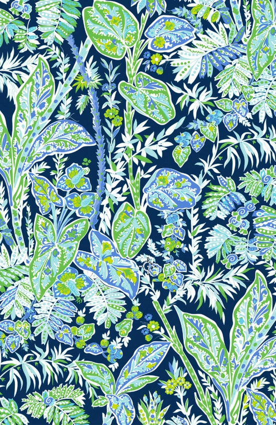 Sexy Summer Skirt - Vintage Vines-Skirt-Gretchen Scott LLC-M-Navy-Urbanheer