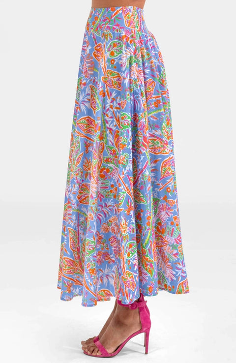 Sexy Summer Skirt - Vintage Vines-Skirt-Gretchen Scott LLC-XS-Periwinkle-Urbanheer