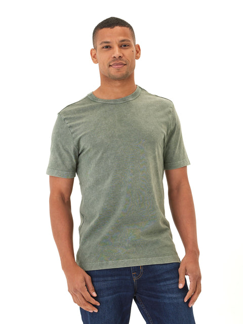 Shawn Mineral Wash Eco Cotton Jersey Crew Tee