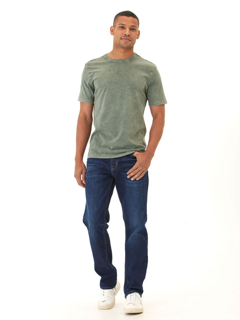 Shawn Mineral Wash Eco Cotton Jersey Crew Tee