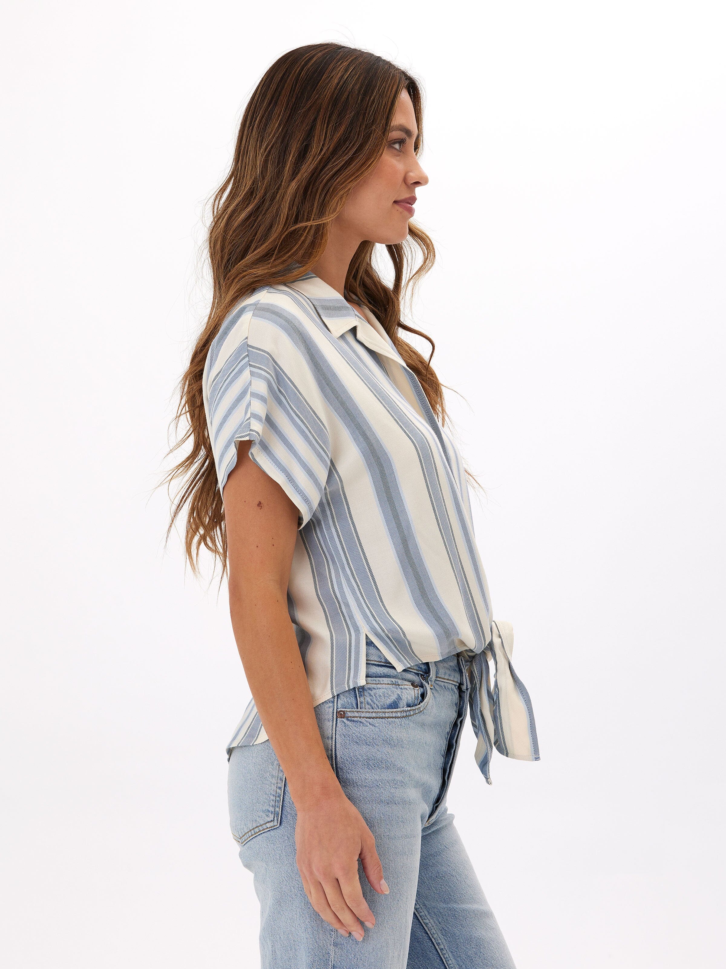 Sheena Woven Button Up