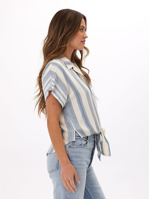 Sheena Woven Button Up