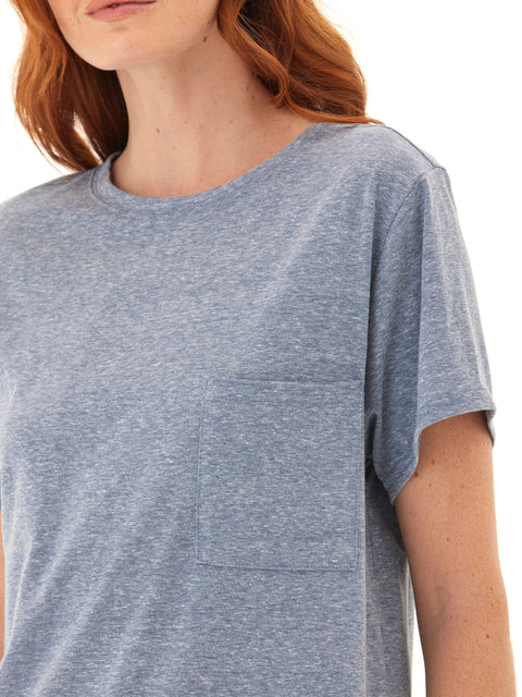 Shelbie Triblend Jersey Pocket Tee