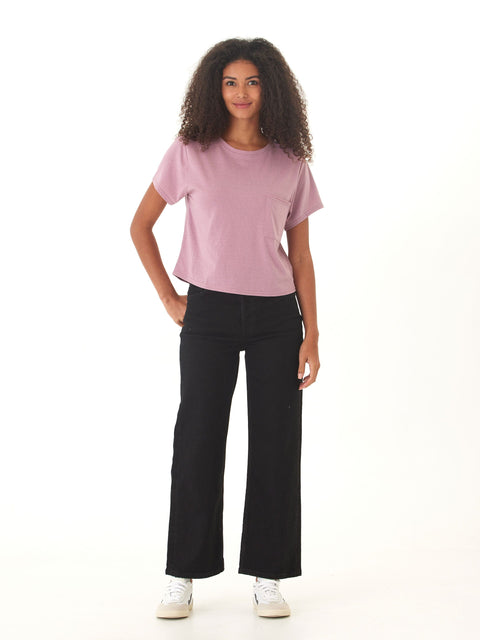 Shelbie Triblend Jersey Pocket Tee