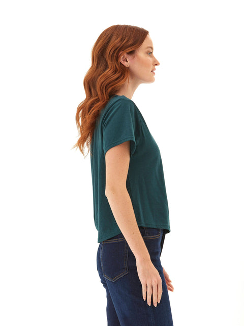 Shelbie Triblend Jersey Pocket Tee