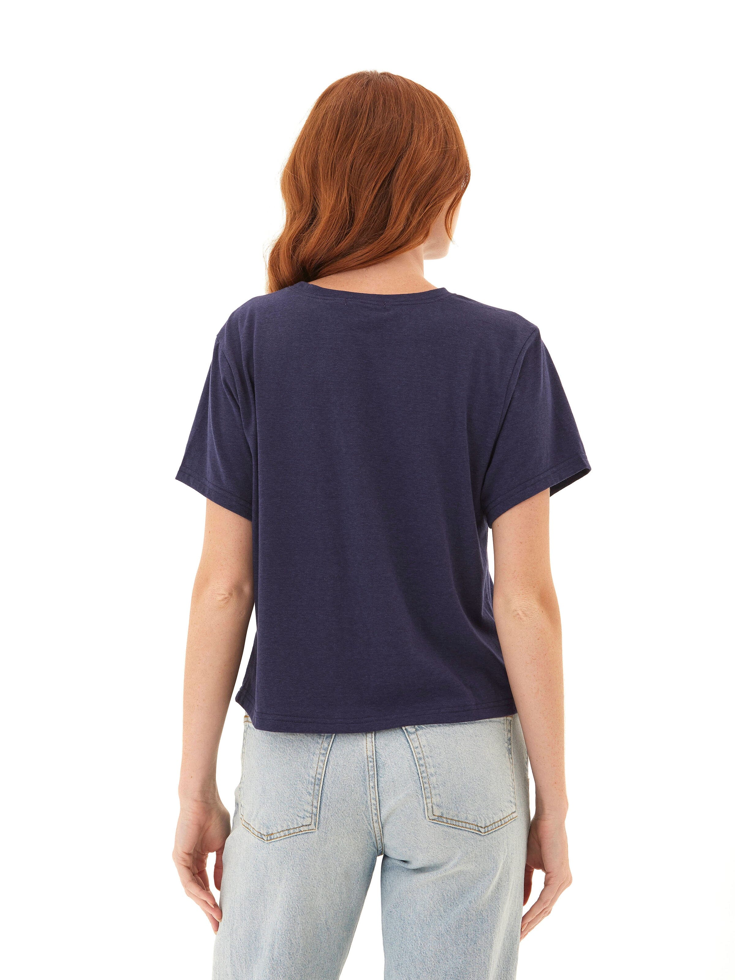 Shelbie Triblend Jersey Pocket Tee