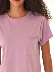 Shelbie Triblend Jersey Pocket Tee