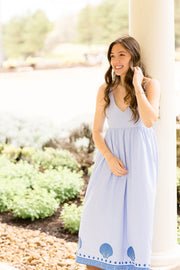 Shell Midi | Seaside Blue-Dress-The Coastal Crane-XS-Urbanheer