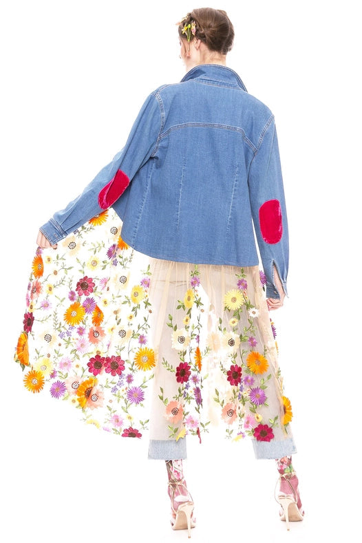 Shelley Denim Maxi Shirt-Shirt-Aratta-XS-Denim Blue-Urbanheer