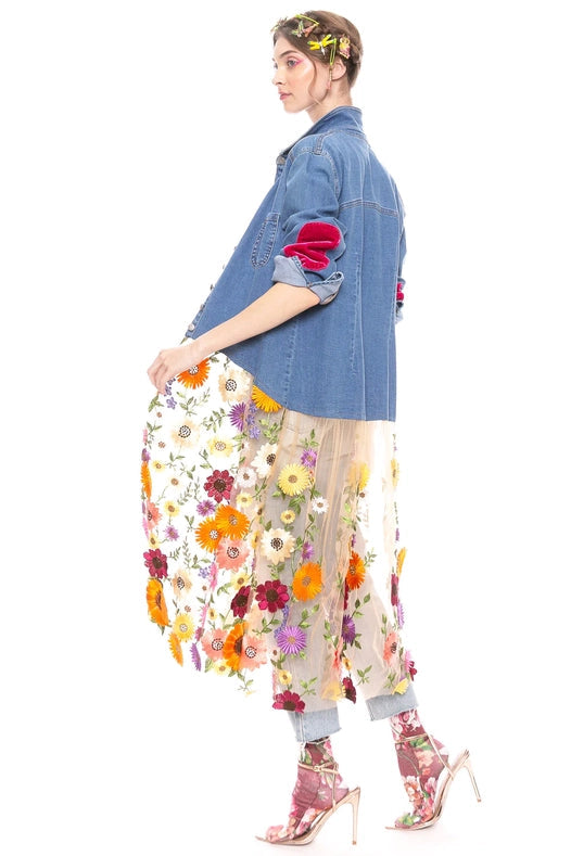 Shelley Denim Maxi Shirt-Shirt-Aratta-XS-Denim Blue-Urbanheer