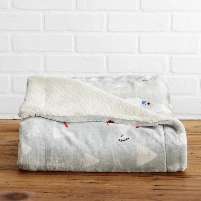 Sherpa Throw Blanket - Eve Collection Polar Bears