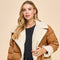 Sherpa Trim Padded Puffer Jacket-Puffer Jacket-TCEC-S-CAMEL-Urbanheer