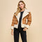 Sherpa Trim Padded Puffer Jacket-Puffer Jacket-TCEC-S-CAMEL-Urbanheer