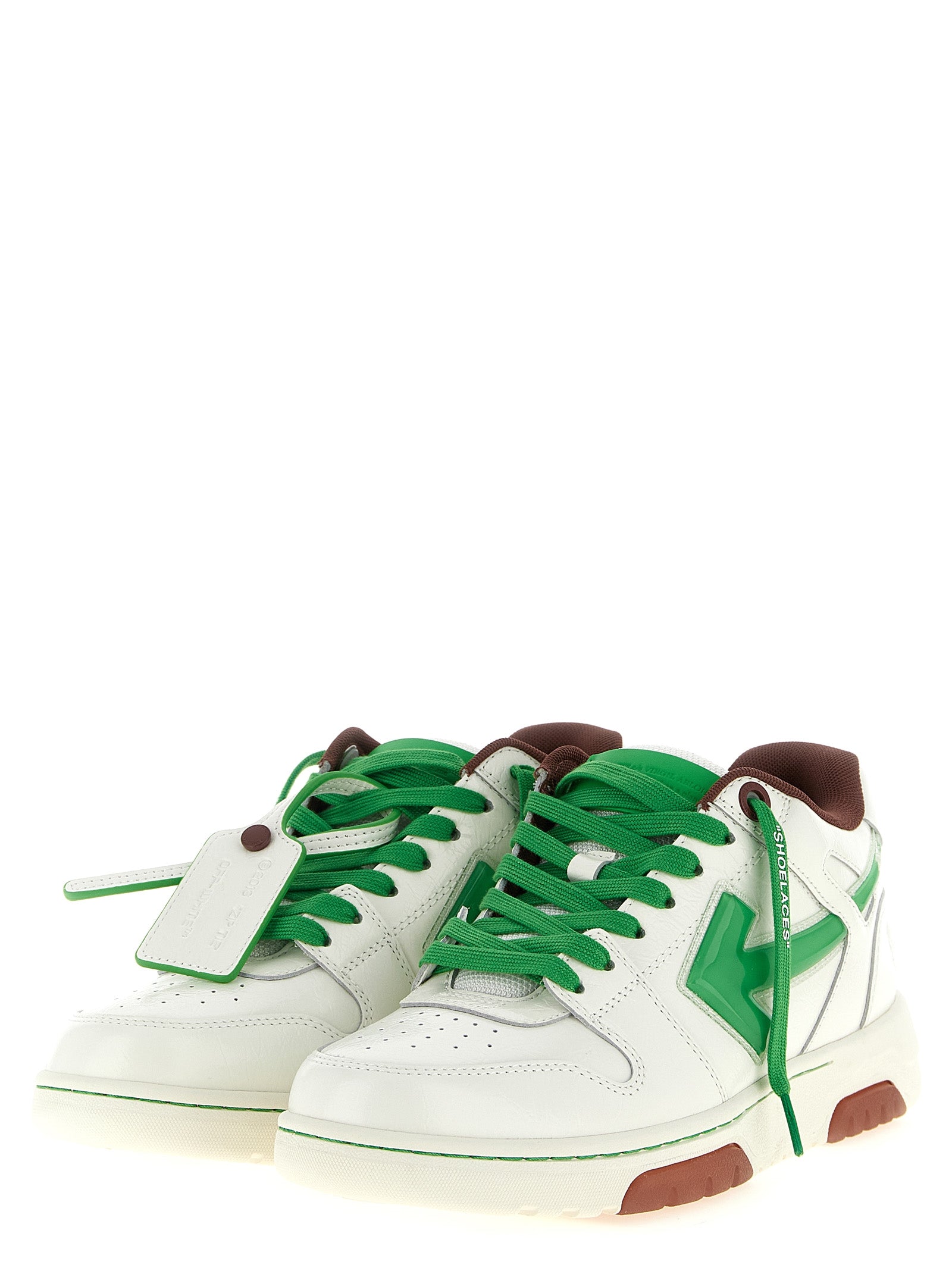 Shiny Leather Bubble Arrow Sneakers for Everyday Comfort