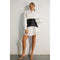 Shirts Dress with Wrap Skirt Set-Set-Mulla-S-WHITE-Urbanheer