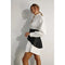 Shirts Dress with Wrap Skirt Set-Set-Mulla-S-WHITE-Urbanheer