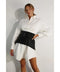 Shirts Dress with Wrap Skirt Set-Set-Mulla-S-WHITE-Urbanheer