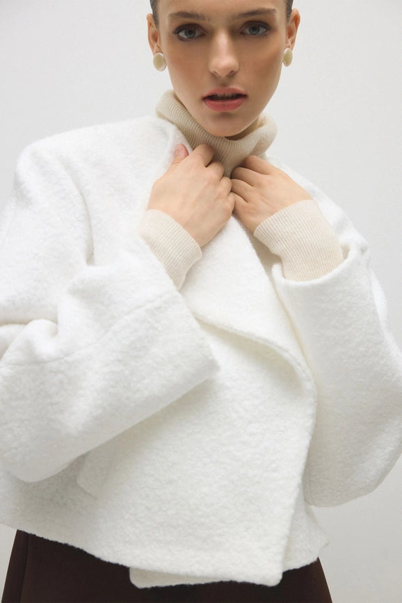 Short Coat-Coat-Touché-36/38-Ecru-Urbanheer