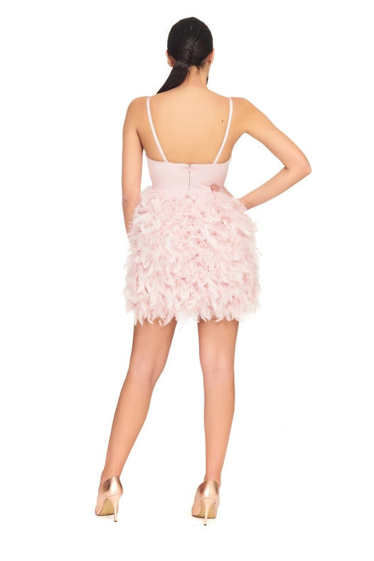 Short Dress with Ruffle Sleeves (Copy)-Dress-Kuea Italian Style-Azure-38-Urbanheer