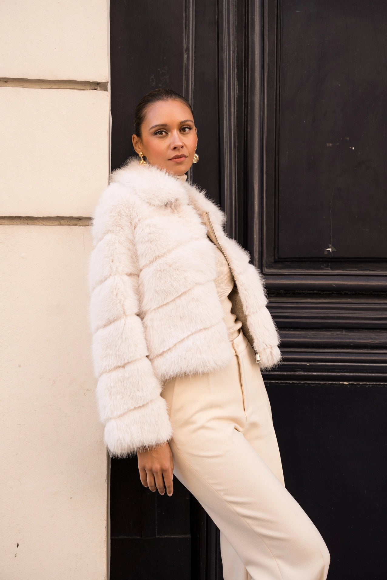 Short Faux Fur Coat
