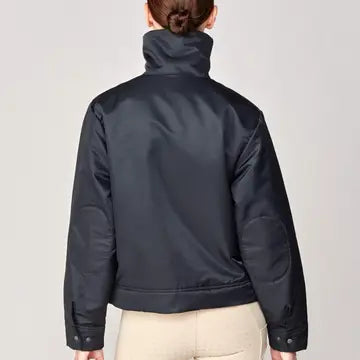 Short Padded Jacket Black