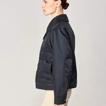 Short Padded Jacket Black
