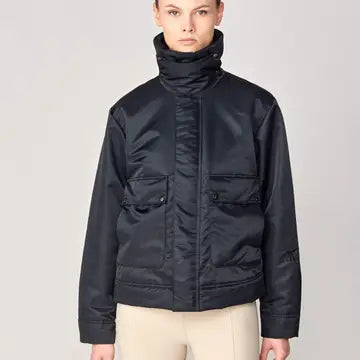Short Padded Jacket Black