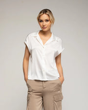 Short Sleeve Blouse White-Blouse-Tantra-S-White-Urbanheer