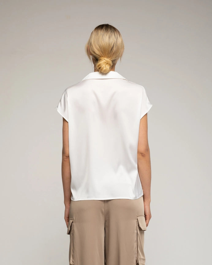 Short Sleeve Blouse White-Blouse-Tantra-S-White-Urbanheer