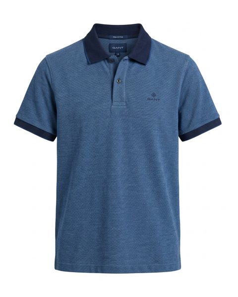 Short Sleeve Polo Shirt Blue