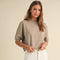 Short Sleeve Sweater Top