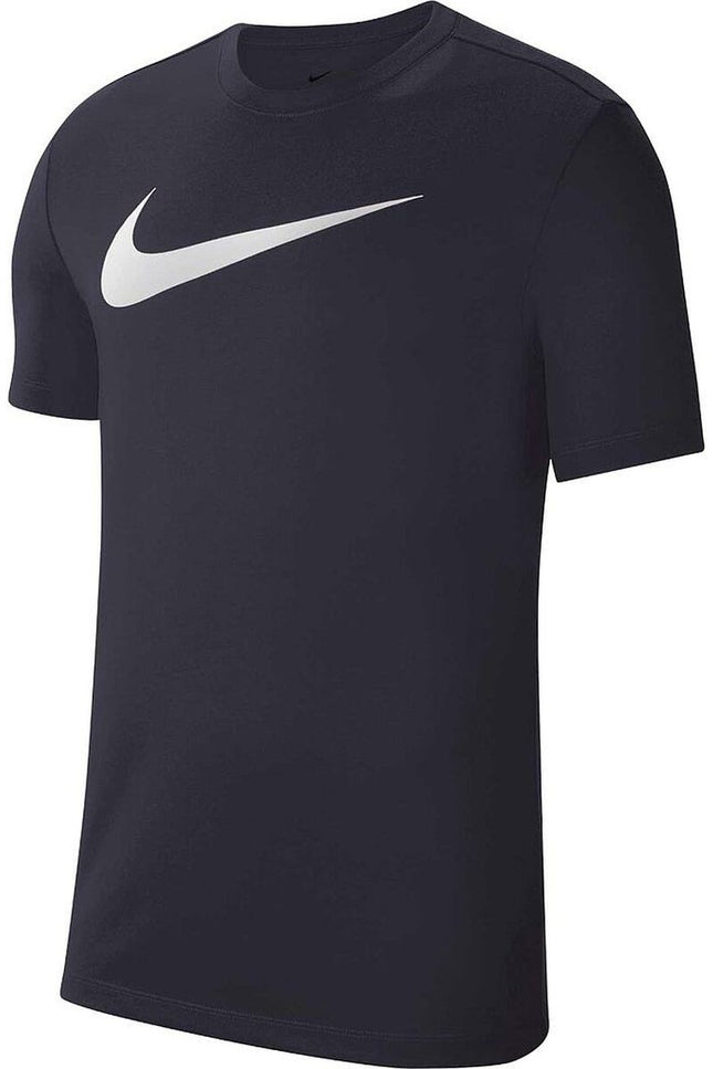 Short Sleeve T-Shirt DF PARL20 SS TEE Nike CW6941 451 Navy Blue-Fashion | Accessories > Clothes and Shoes > T-shirts-Nike-Urbanheer
