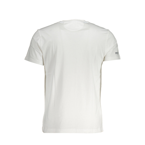Short Sleeve T-shirt - White w/ Blue logo