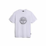 Short-sleeve Sports T-shirt Napapjiri S-Bollo Ss 1 White-Sports | Fitness > Sports material and equipment > Sports t-shirts-Napapjiri-XL-Urbanheer