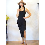Side Hustle Maxi Dress Black-Dress-Skivys-XS-black-Urbanheer