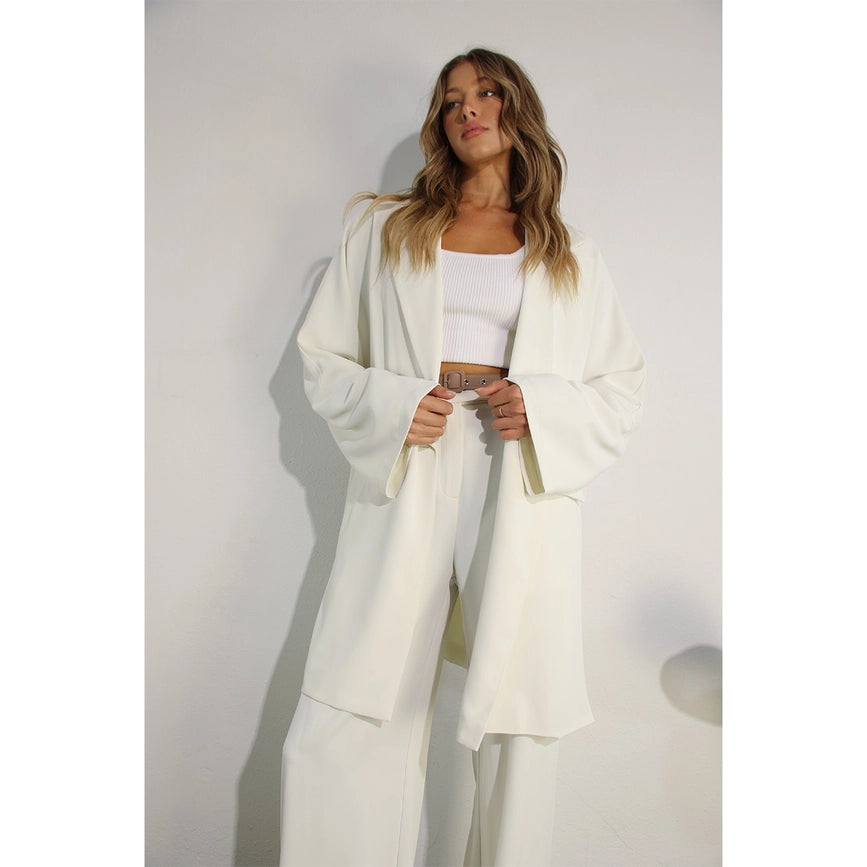 Side Slit Jacket and Pants Set OFF WHITE-Set-Mulla-S-OFF WHITE-Urbanheer