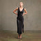 Side Slit Satin Dress