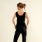 Side Star Glitter Bell Bottom Jeans-Jeans-Blue B-S-BLACK-Urbanheer