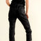 Side Star Glitter Bell Bottom Jeans-Jeans-Blue B-S-BLACK-Urbanheer