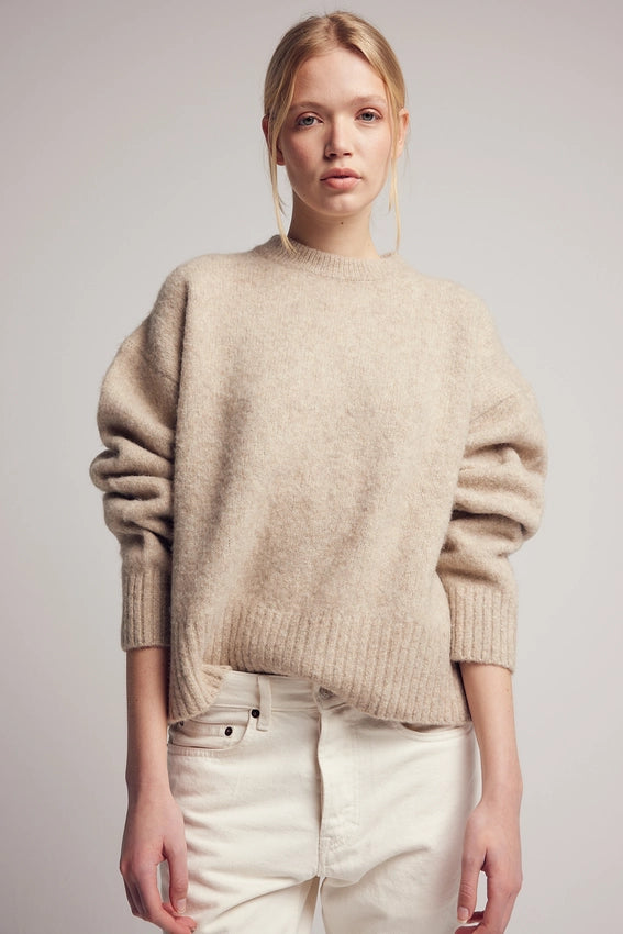 Siena Yak Wool Knitted Sweater-Sweater-Leap Concept-S-Ecru-Urbanheer