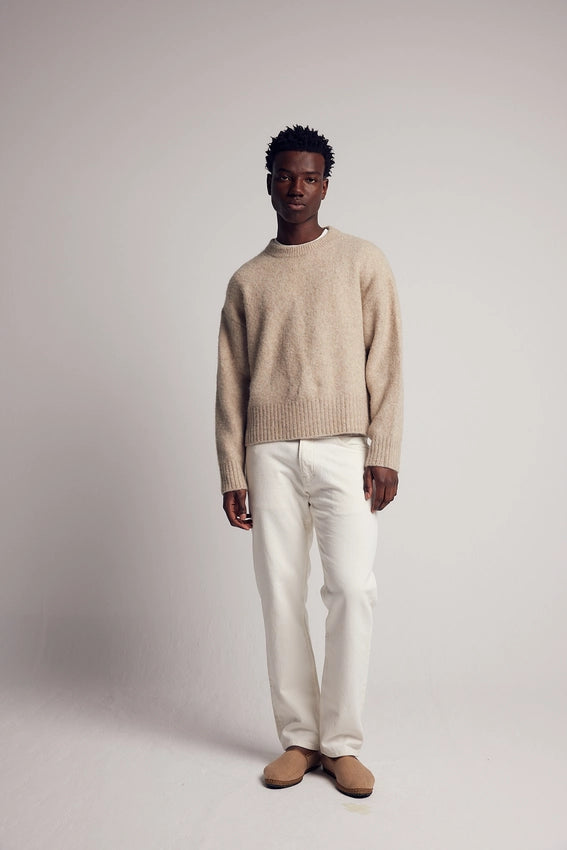 Siena Yak Wool Knitted Sweater-Sweater-Leap Concept-S-Ecru-Urbanheer