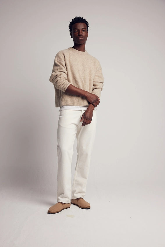 Siena Yak Wool Knitted Sweater-Sweater-Leap Concept-S-Ecru-Urbanheer