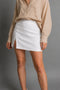 Siena linen slit skirt