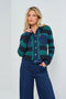 Sienna Sweater Knit & Performance Denim Trucker Jacket