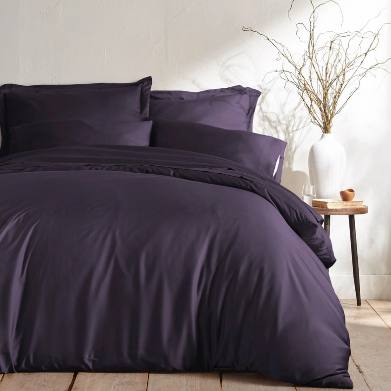 Signature Bamboo Viscose Duvet Cover Set - Royal Purple-Set-Bamboo Is Better-Full/Queen-Urbanheer