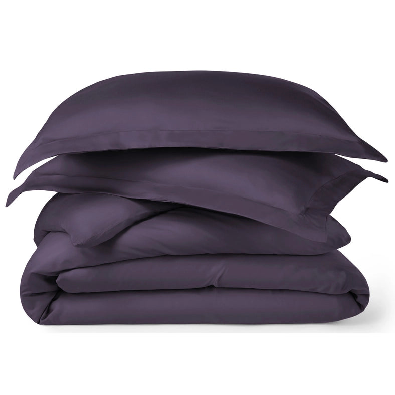 Signature Bamboo Viscose Duvet Cover Set - Royal Purple-Set-Bamboo Is Better-Full/Queen-Urbanheer