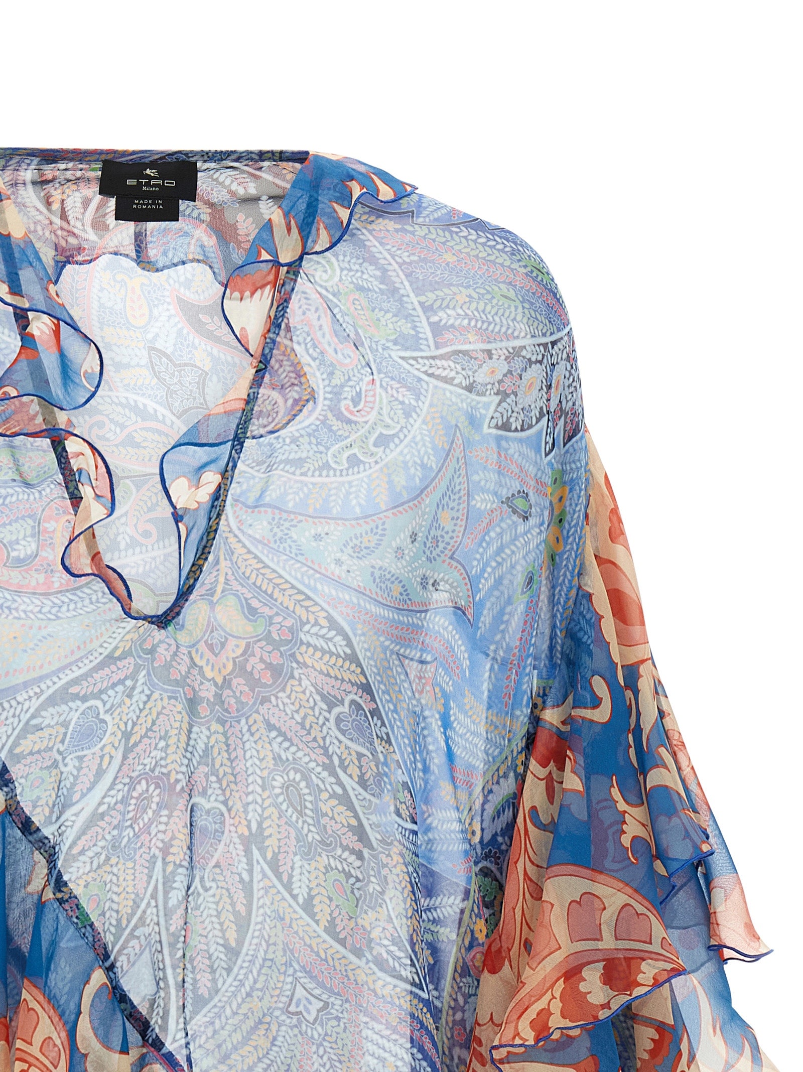 Silk Chiffon Ruffle Blouse for Summer Comfort