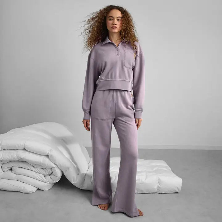 Silksweats™ Reversible Half Zip-Sweatshirt-LUNYA-XXS-Dawning Mist-Urbanheer